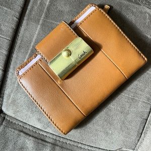 Coach leather wallet